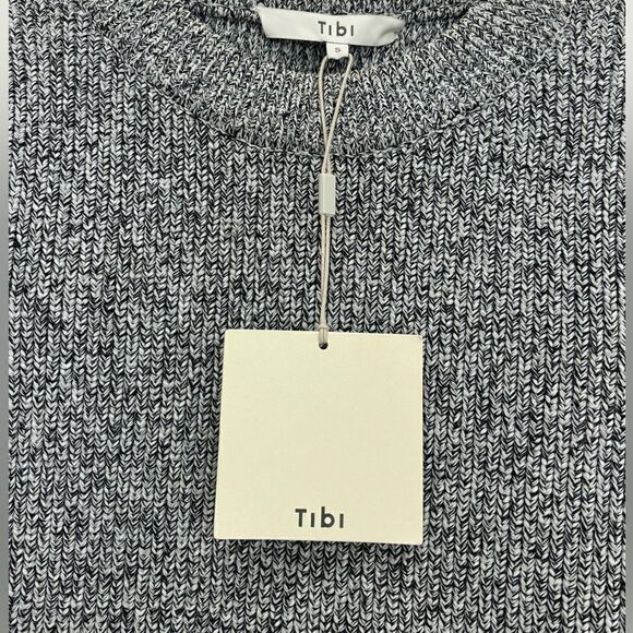 NWT TIBI Tech Poly Sculpted Mini Sweater Dress Japanese yarn - Picture 10 of 10